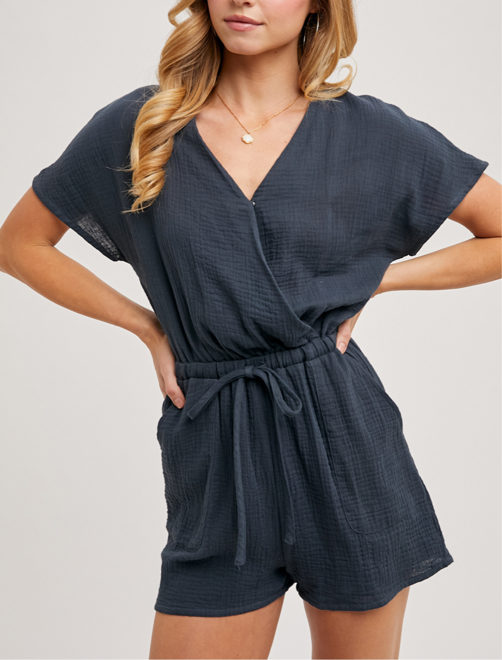 Wrap Waist Romper