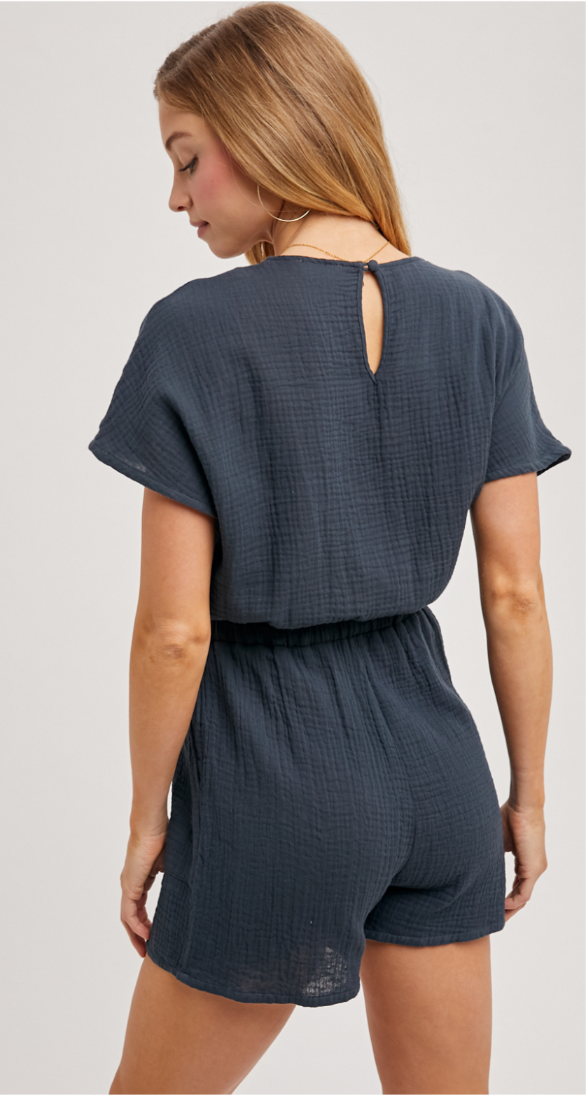 Wrap Waist Romper