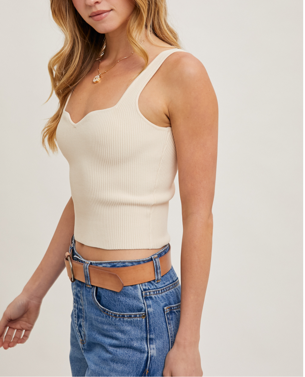 Essential Ribbed Tank