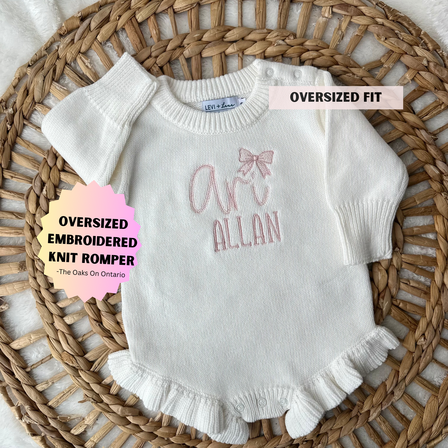 The Adaline - Knit Ruffle Romper